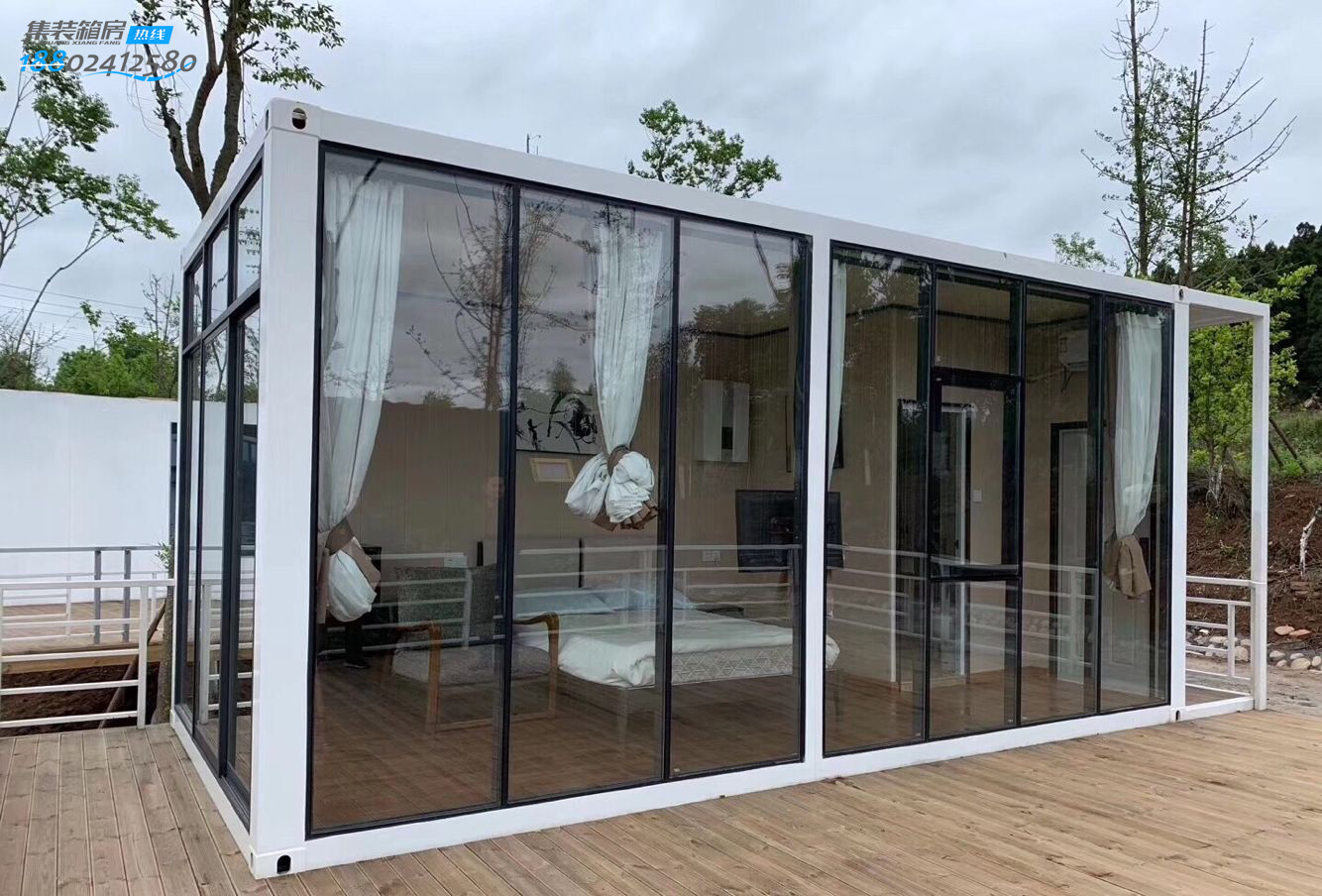 营口集装箱定制 房屋 餐厅 民宿 设计 景观集装箱房屋