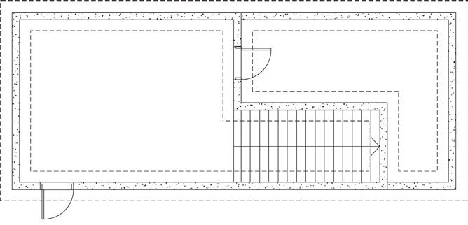 集装箱工作室一层平面图