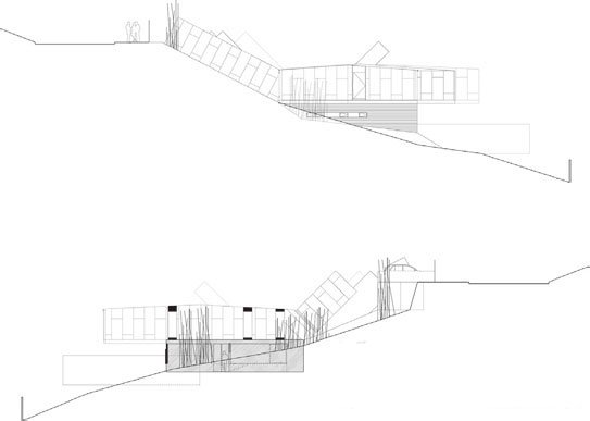 Caterpillar 集装箱住宅立面图