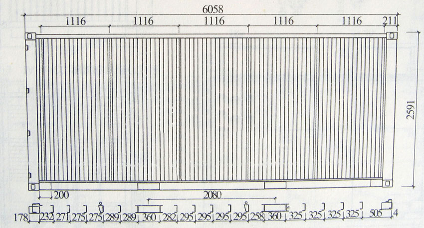 ICC 集装箱侧板图