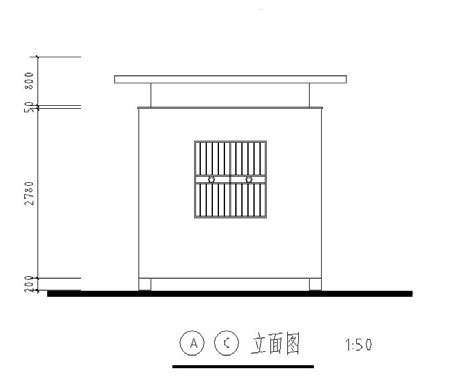 修正方案外观方案三AC立面图