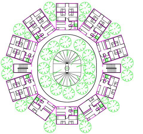 万科建筑研究中心集装箱宿舍标准层平面,集装箱房屋,集装箱活动房,住人集装箱,集装箱住宅,集装箱建筑