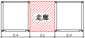 两侧箱体长度方向平行于走廊,集装箱房屋,集装箱活动房,住人集装箱,集装箱住宅,集装箱建筑