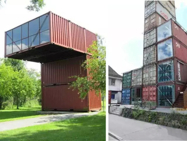 集装箱建筑中的斜向支撑或受拉构件,集装箱房屋,集装箱建筑,集装箱住宅,集装箱活动房,住人集装箱
