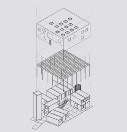 由 Han Slawik 设计的 Bed By Night,集装箱房屋,集装箱建筑,集装箱住宅,集装箱活动房,住人集装箱