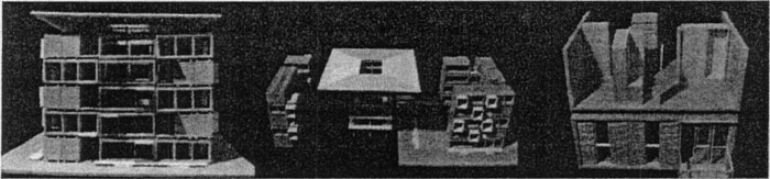 盒子建筑的模型照片