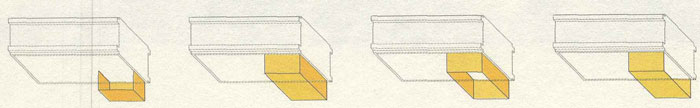 盒子建筑针对居住功能采用的不同形式
