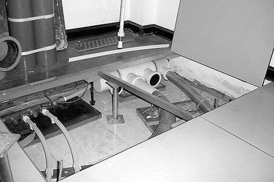 CSI住宅的管线安装在地板间的夹层里实现结构体和填充体的分离